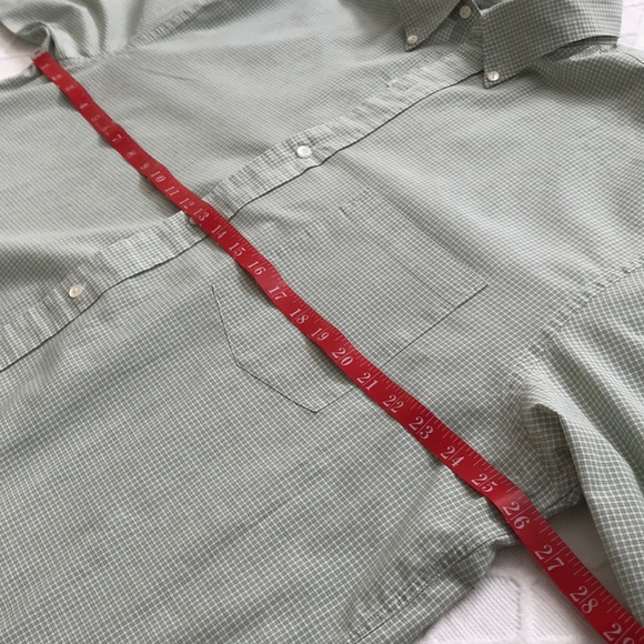 Banana Republic Green Check Button Down Shirt - L - Picture 6 of 8